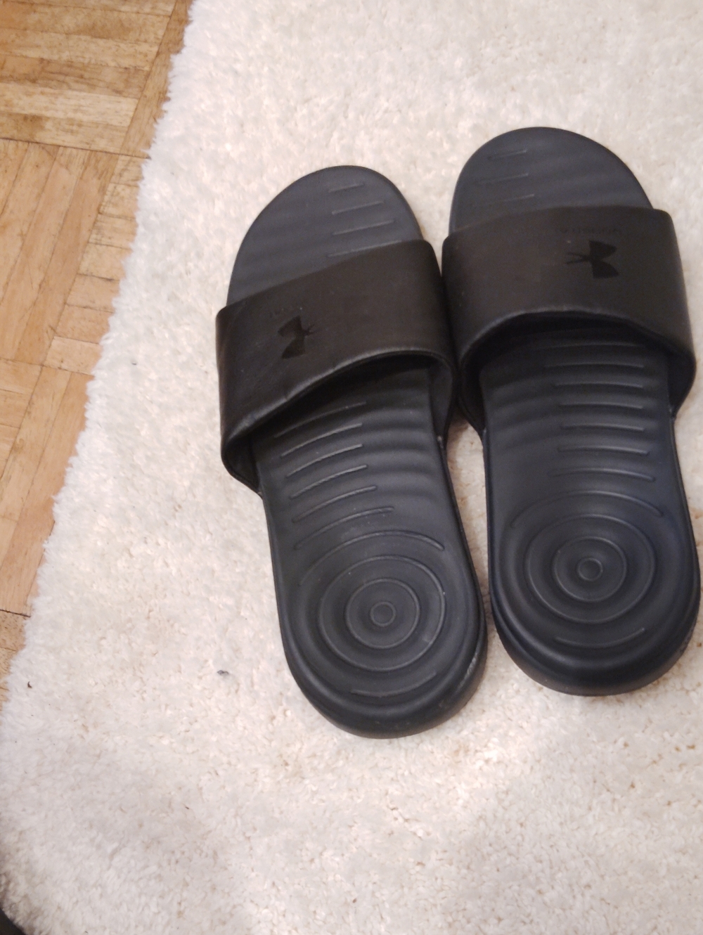 Under Armour Men's Black Slip-On Slide Sandals